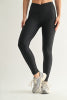Cross Over Foil Legging
