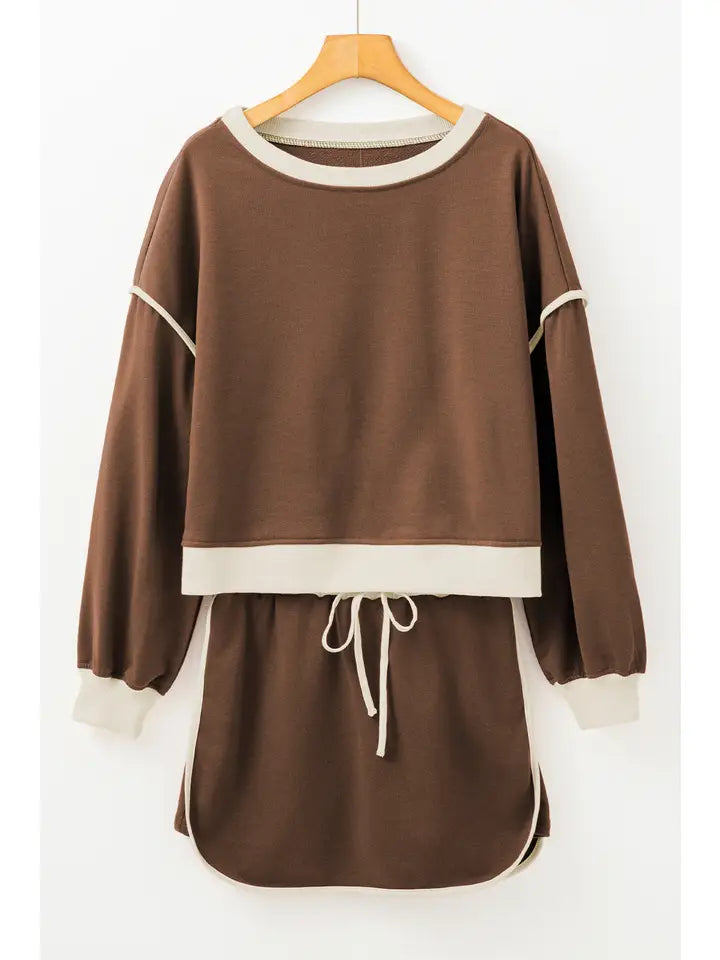 Color Contrast Skort set
