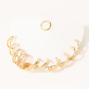 Textured Hoop Set