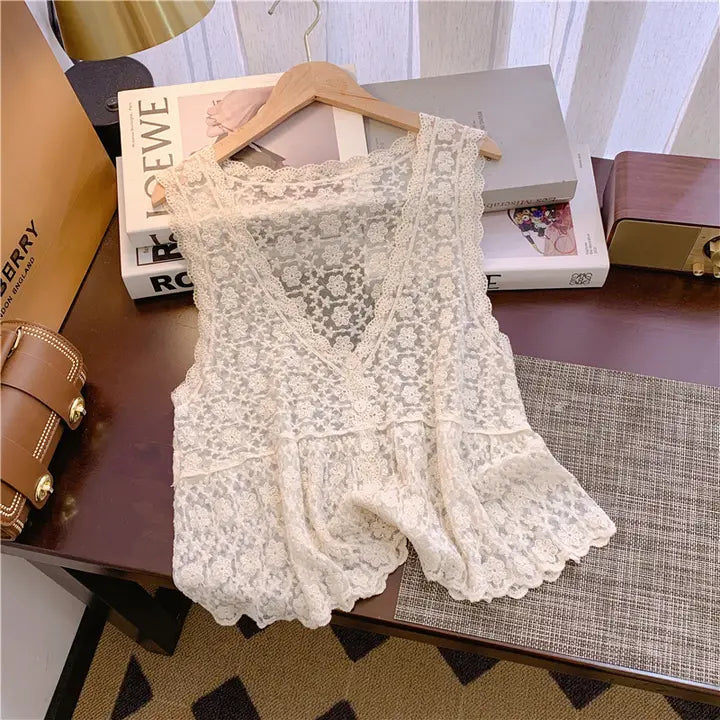 Lace Embroidered Top
