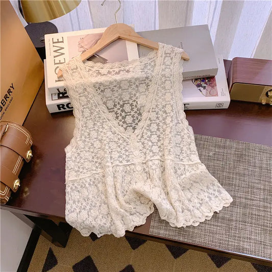 Lace Embroidered Top