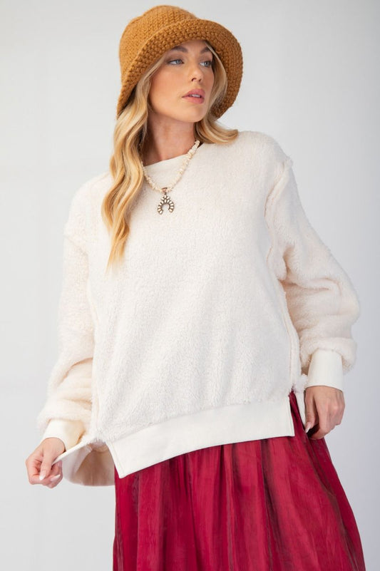 Loose fit Fleece pullover