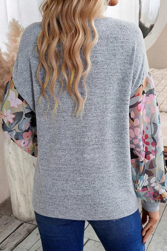 Floral Sleeve Top