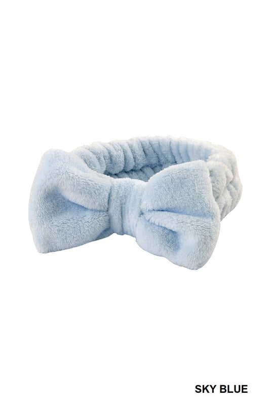 Soft Bow Knot Spa Headband